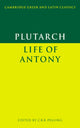 Book cover of: Plutarch: Life of Antony