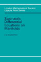 Book cover of: Stochastic Differential Equations on Manifolds