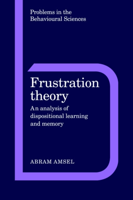 Book cover of: Frustration Theory. By: Abram Amsel