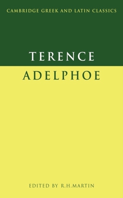 Book cover of: Terence: Adelphoe