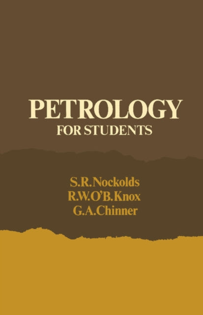 Book cover of: Petrology for Students