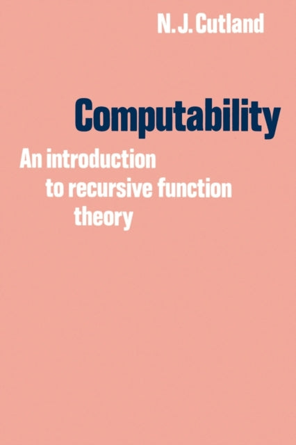 Book cover of: Computability
