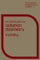 Book cover of: Introduction to Radiation Dosimetry