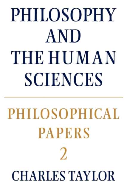 Book cover of: Philosophical Papers: Volume 2, Philosophy and the Human Sciences. By: Charles Taylor