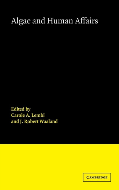 Book cover of: Algae and Human Affairs