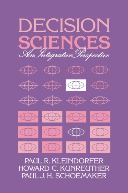 Book cover of: Decision Sciences