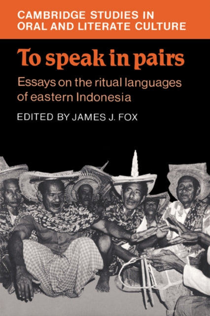 Book cover of: To Speak in Pairs. By: James J. Fox