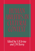 Human Abilities in Cultural Context