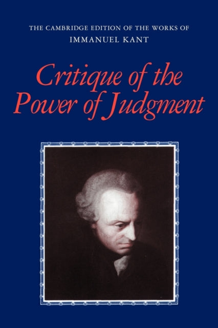 Book cover of: Critique of the Power of Judgment. By: Immanuel Kant