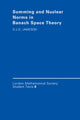 Book cover of: Summing and Nuclear Norms in Banach Space Theory