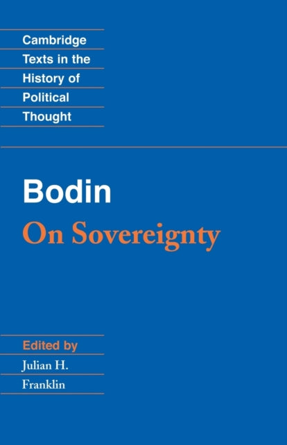 Book cover of: Bodin: On Sovereignty