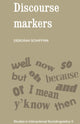 Book cover of: Discourse Markers. By: Deborah Schiffrin