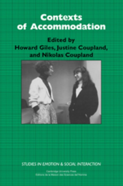 Book cover of: Contexts of Accommodation