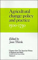 Book cover of: Chapters from The Agrarian History of England and Wales: Volume 3, Agricultural Change: Policy and Practice, 1500–1750. By: Joan Thirsk