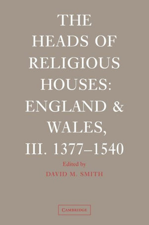 Heads of Religious Houses
