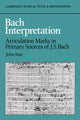 Book cover of: Bach Interpretation