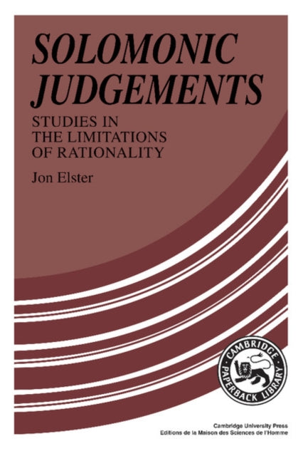 Book cover of: Solomonic Judgements