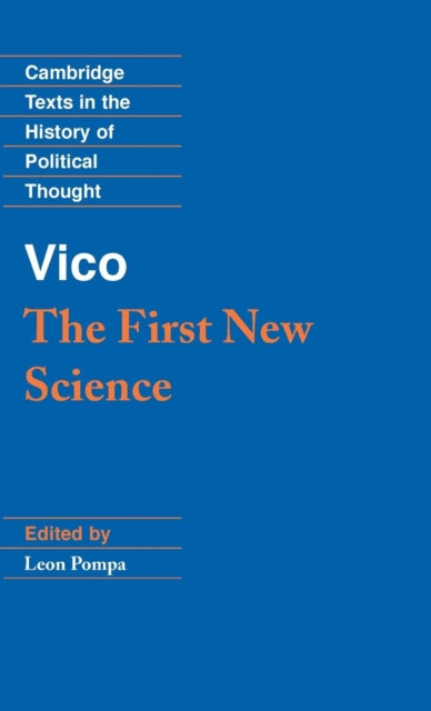 Book cover of: Vico: The First New Science. By: Gianbattista Vico