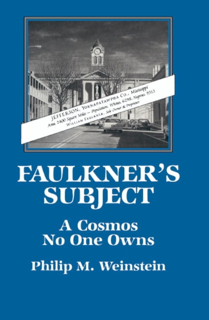 Book cover of: Faulkner's Subject