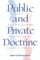 Book cover of: Public and Private Doctrine. By: Michael Bentley