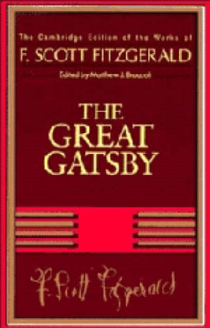 Book cover of: F. Scott Fitzgerald: The Great Gatsby