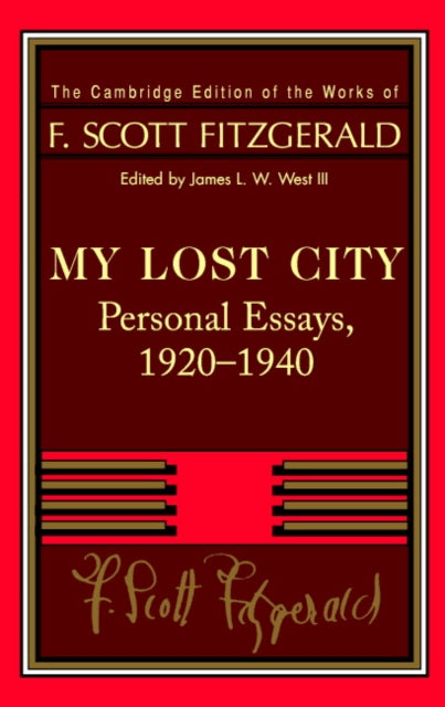 Book cover of: Fitzgerald: My Lost City