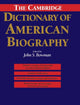 Book cover of: Cambridge Dictionary of American Biography