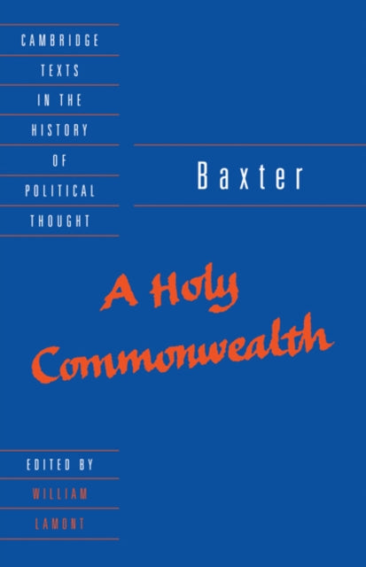 Book cover of: Baxter: A Holy Commonwealth