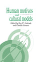 Book cover of: Human Motives and Cultural Models