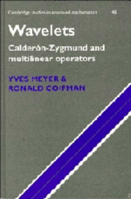 Book cover of: Wavelets. By: Yves Meyer
