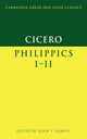 Book cover of: Cicero: Philippics I-II
