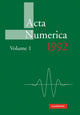 Book cover of: Acta Numerica 1992: Volume 1