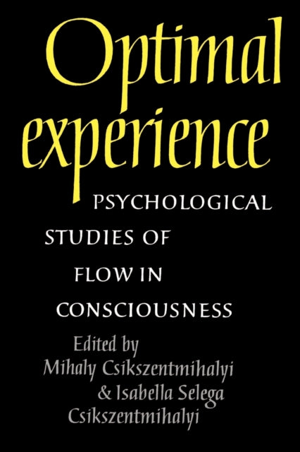 Book cover of: Optimal Experience