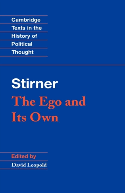 Book cover of: Stirner: The Ego and its Own