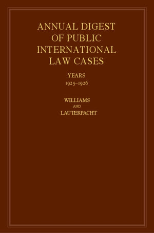 International Law Reports
