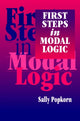 Book cover of: First Steps in Modal Logic