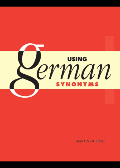 Book cover of: Using German Synonyms
