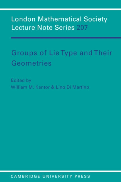 Book cover of: Groups of Lie Type and their Geometries