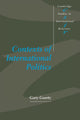 Book cover of: Contexts of International Politics