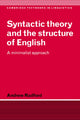 Book cover of: Syntactic Theory and the Structure of English