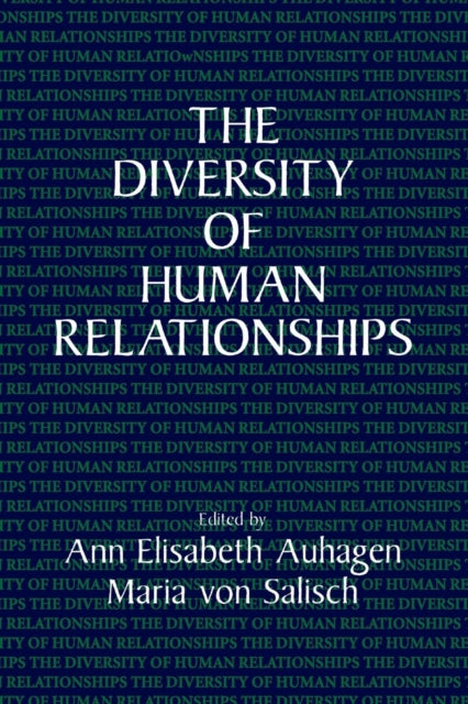 Book cover of: Diversity of Human Relationships