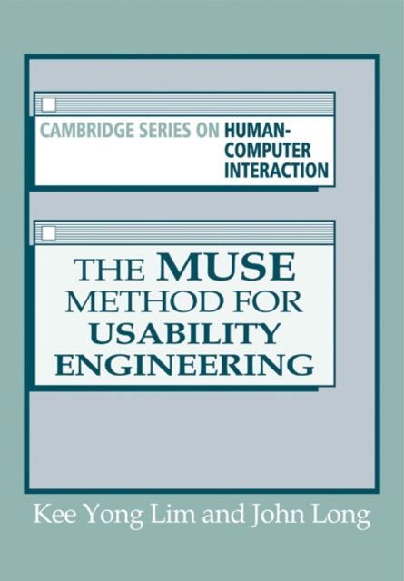 Book cover of: Muse Method for Usability Engineering. By: Kee Yong Lim