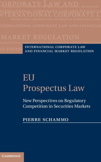 Book cover of: EU Prospectus Law. By: Pierre Schammo