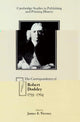 Book cover of: Correspondence of Robert Dodsley. By: Robert Dodsley