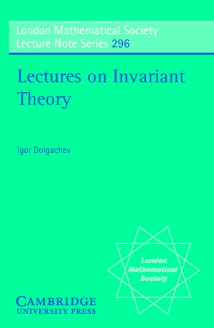 Lectures on Invariant Theory
