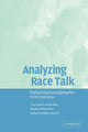 Book cover of: Analyzing Race Talk