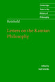 Book cover of: Reinhold: Letters on the Kantian Philosophy