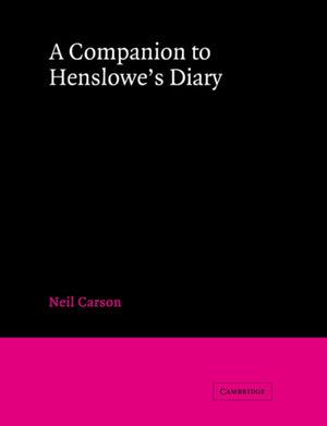 Companion to Henslowe's Diary