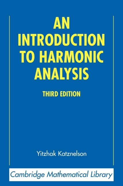 Book cover of: Introduction to Harmonic Analysis