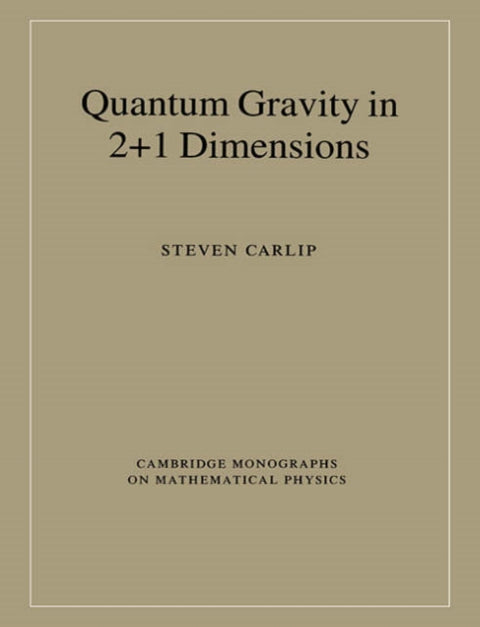 Quantum Gravity in 2+1 Dimensions